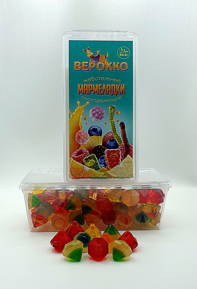  Жевательный мармелад Самоцветы, 250г      в Новороссийске